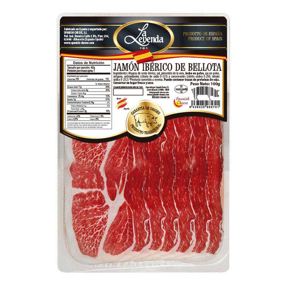 Jamón Ibérico Bellota 100 GR - tabernero 100 gr jamon iberico